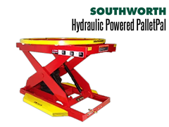 Powered PalletPal Level Loaders/Pallet Lifts come in 2000 or 4000 lb capacities