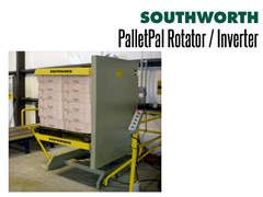 PalletPal Rotators allow the user to replace damaged goods at the bottom of a load