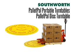 Ideal for areas where more complex lifting equipment can’t be used, turntables are inexpensive and durable. Goods are simply placed on the turntable and then manually rotated to avoid stretching across the load.