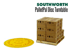 Loads can be rotated for faster, safer and easier access with the PalletPal Disc