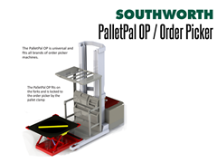 The PalletPal OP is universal and fits all brands of order picker machines. 