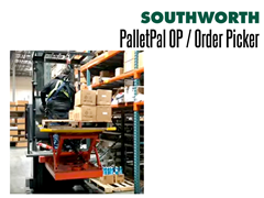 PalletPal OP Order Picker Does Not Interfere with the Operation of the Order Picking Lift