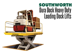 Loading Dock Lifts with pit mounting are the best solution for loading or offloading trucks for a ground level application