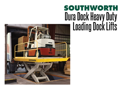 Dura Dock Heavy Duty Loading Dock Lifts can be used with fork lift trucks