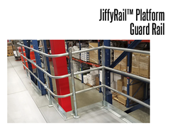 Create any configuration with the JiffyRail modular, economic guard rail system.  Nothing to weld, nothing to thread!