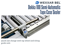 The DEKKA 100 features quick size changes with top wheel and tilting guide rails