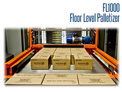 FL1000 is an ideal pairing with case packers and case sealers