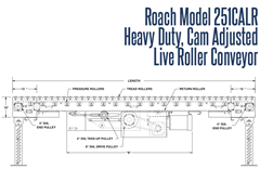 Roach Model 251CALR Side View Schematic