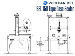 Wexxar BEL 150 Tape Case Sealer Schematic