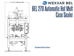 BEL 270 Outfeed End View Schematic