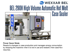 The BEL 290H features a power save mode, which reacts to changes in production.