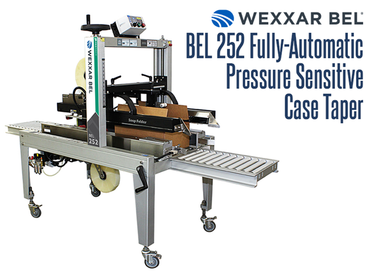 The BEL 252 is a fully automatic, pressure sensitive uniform case taper that offers highly advanced production duty design.