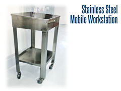 Our stainless steel workstations are designed to accommodate specific purposes and fit into nearly any footprint.