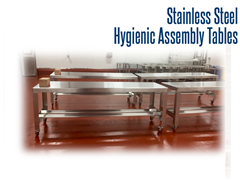 Stainless Steel, Hygienic Assembly Table