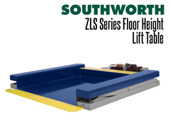 The pan style platform of the ZLS Series is only .375" above the floor, making it ideal for loading and unloading