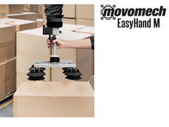 Easyhand M Vacuum Lifter can handle parcels up to 121 lbs.