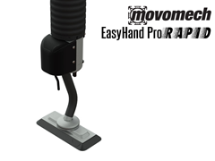 Easyhand Pro Rapid Vacuum Tube Lifter with Single Flat Suction Cup Attachment