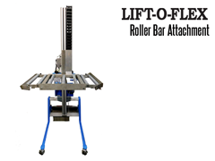 Lift-O-Flex Roller Bar End Effector helps lift and move large and overweight items onto conveyor lines easily and quickly