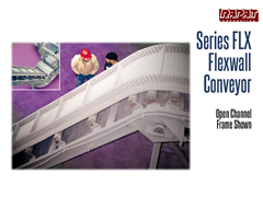 The Rapat Series-FLX features sidewall belts to convey materials up inclines up to 90°