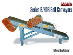 Rapat Series B/HDB has an optional bag flattener allowing for uniform palletizing, stacking and shipping