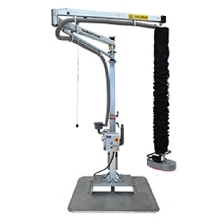 The Vacuhand Pro Crane™ combines the Mechline Pro Crane™ and the Vacuhand Tube Lifter. giving you a complete stand-alone lifting solution for fast and easy ergonomic lifting.
